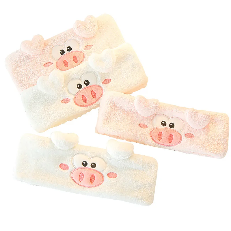 Cute Plush Cartoon Spa Headband for Women – Soft Fluffy Face Washing Hair Hoop, Adorable Makeup Headband with Animal Ears, Non-Slip Hair Accessory for Daily Skincare and Styling